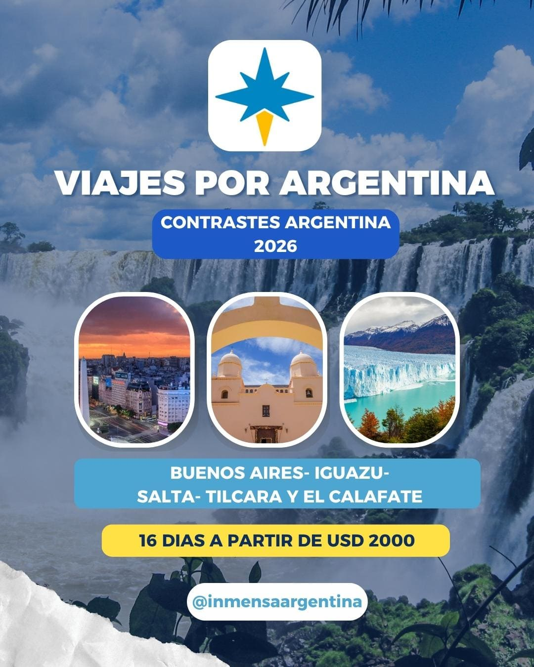Viaje por Argentina de 16 dias