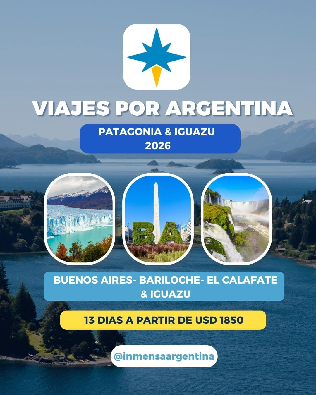 Viaje de 13 dias por Argentina en 2026